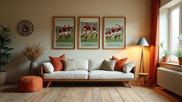 Les posters rugby qui subliment votre décoration intérieure